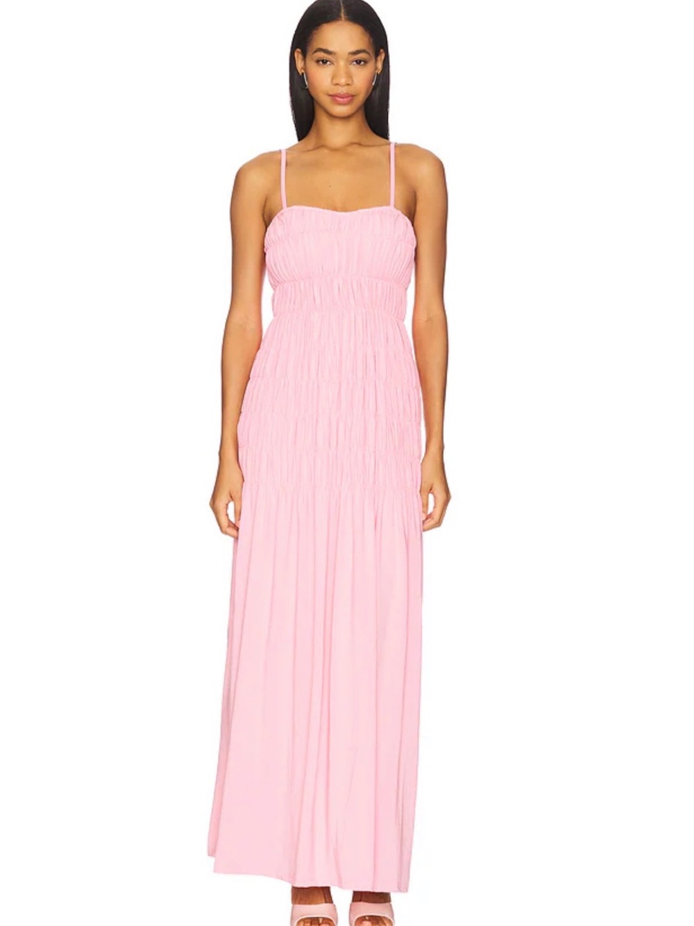 Ingrid Maxi Dress in Bubblegum Pink
SNDYS